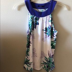 New Tahari Ronita Blouse Halter Sleeveless Top Y2K